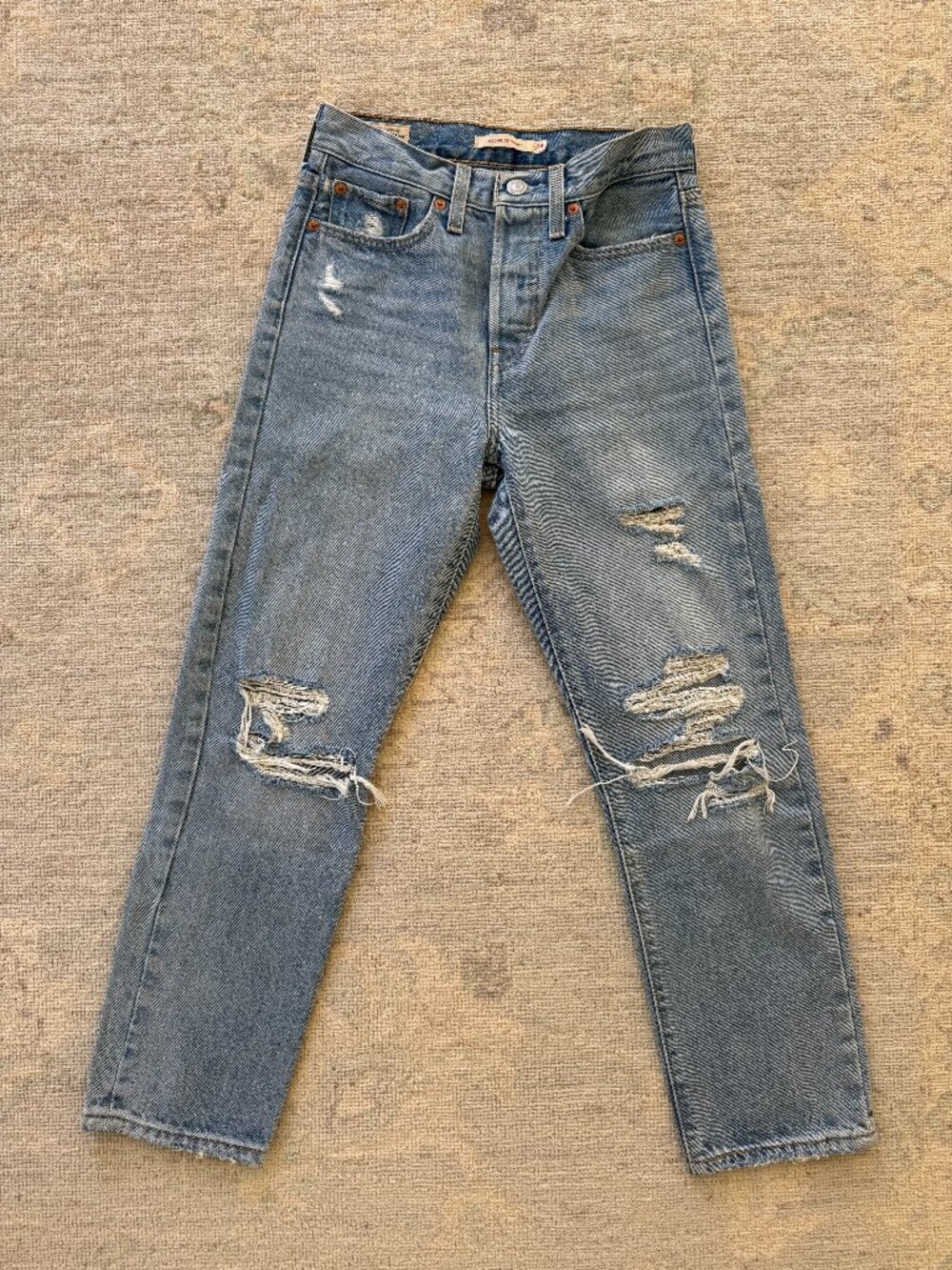 Levi's Wedgie Straight Ankle Jean, Size 24